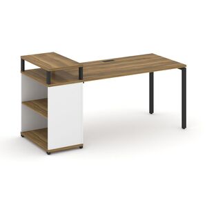 Стол рабочий с опорным стеллажом с верхним горизонтом