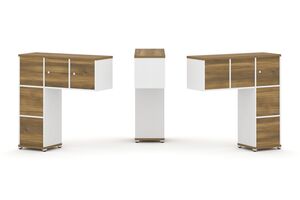 Надставка низкая + (Задняя стенка - 5 шт) + (Блок 1 ящик - 2 шт)