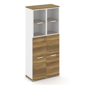 Шкаф две узкие секции, 5 ниш