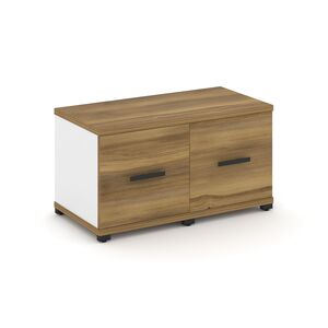 Шкаф две узкие секции, 1 ниша