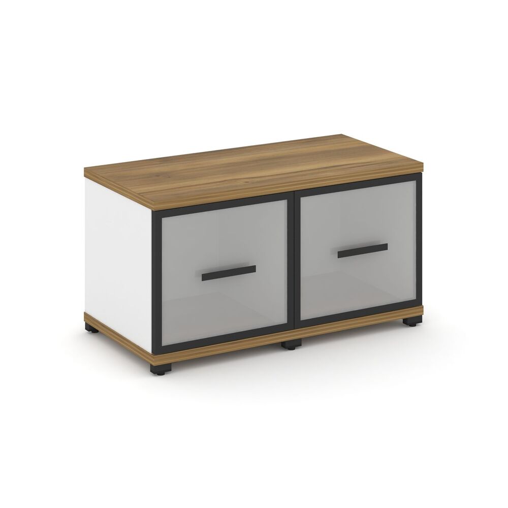 Шкаф две узкие секции, 1 ниша