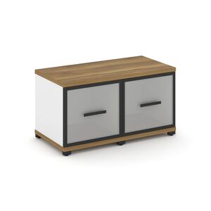 Шкаф две узкие секции, 1 ниша