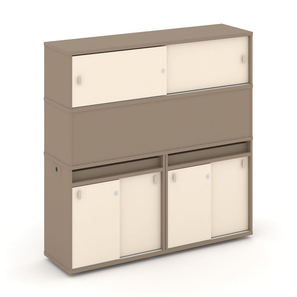 Набор №9. Тумба двойная+высокая надставка