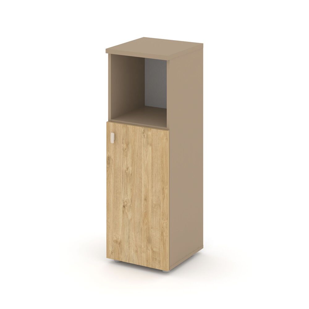 Шкаф средний узкий правый (1 низкий фасад ЛДСП)