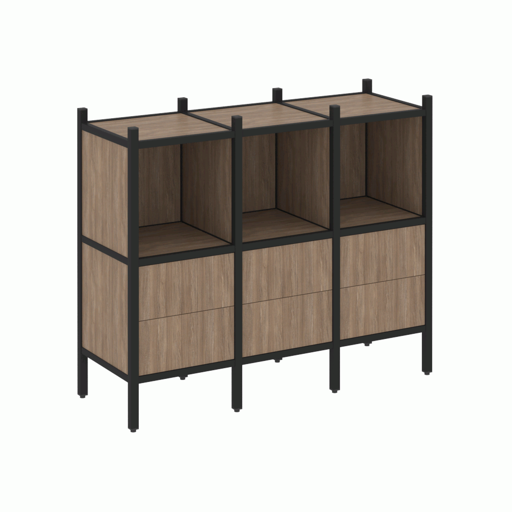 Прямой стеллаж наборный