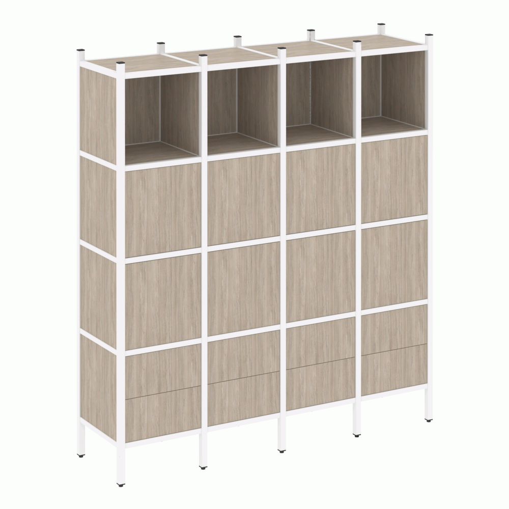 Прямой стеллаж наборный