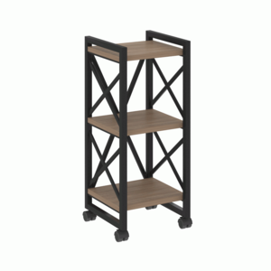 Стеллаж на колесных опорах-3 полки