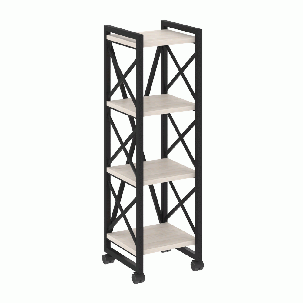 Стеллаж на колесных опорах-4 полки