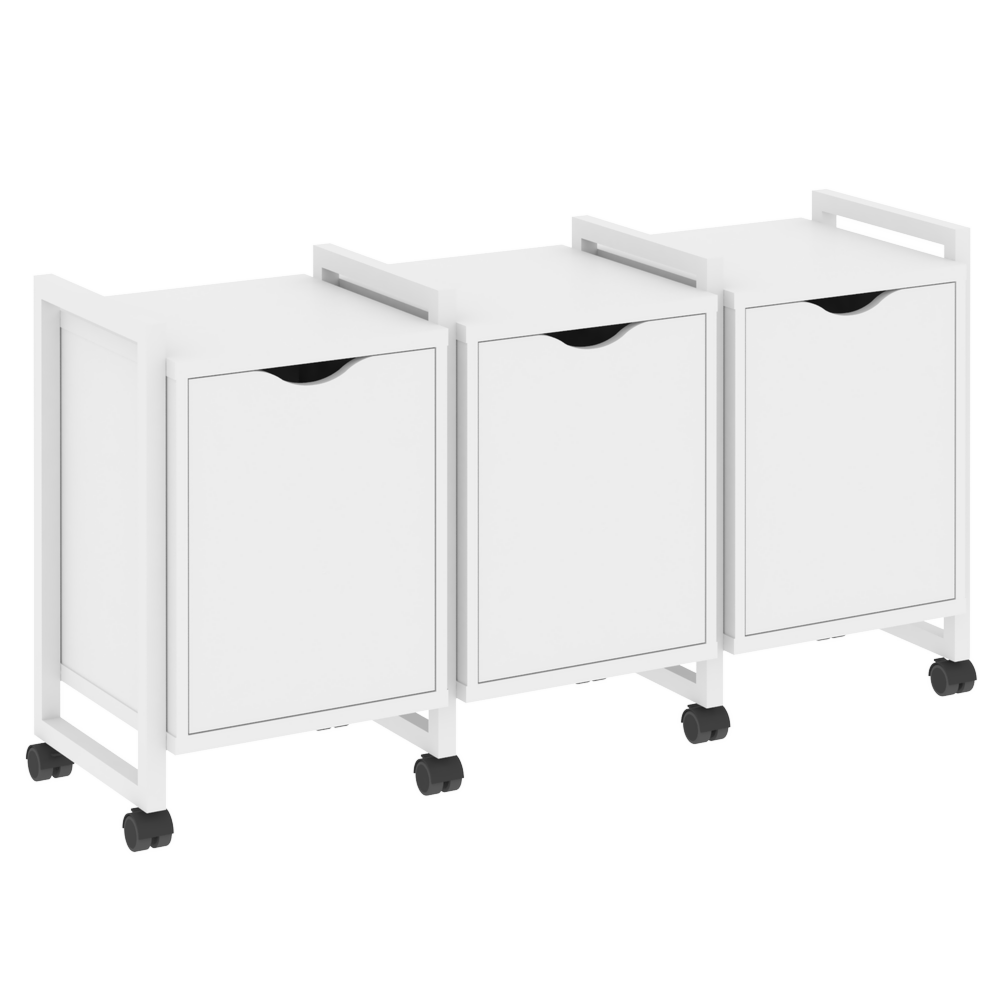 Тумба на колесных опорах наборная. Вариант №5