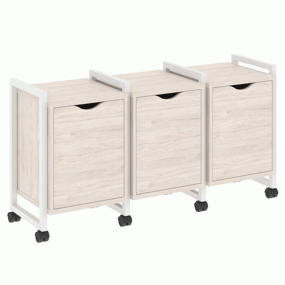 Тумба на колесных опорах наборная. Вариант №5