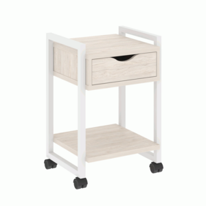Тумба на колесных опорах с ящиком и полкой