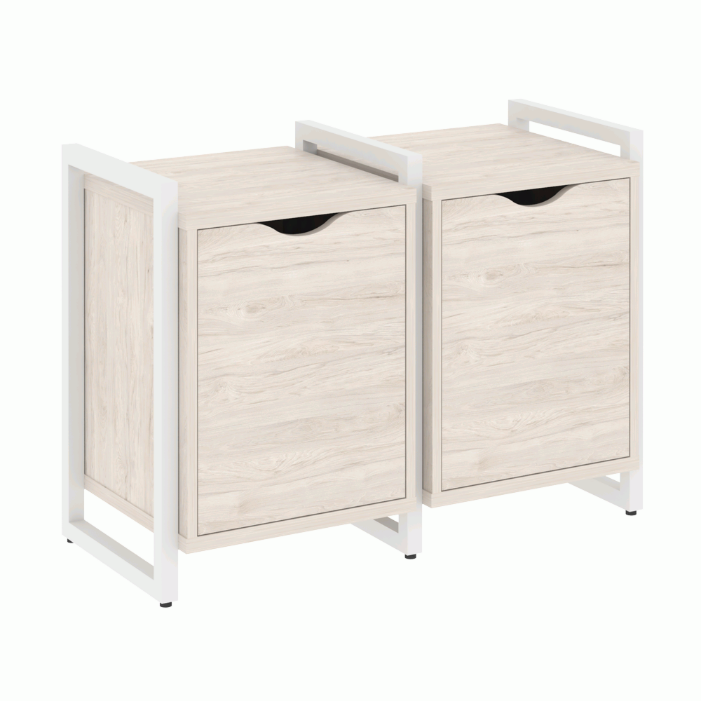 Тумба на регулируемых опорах наборная. Вариант №2