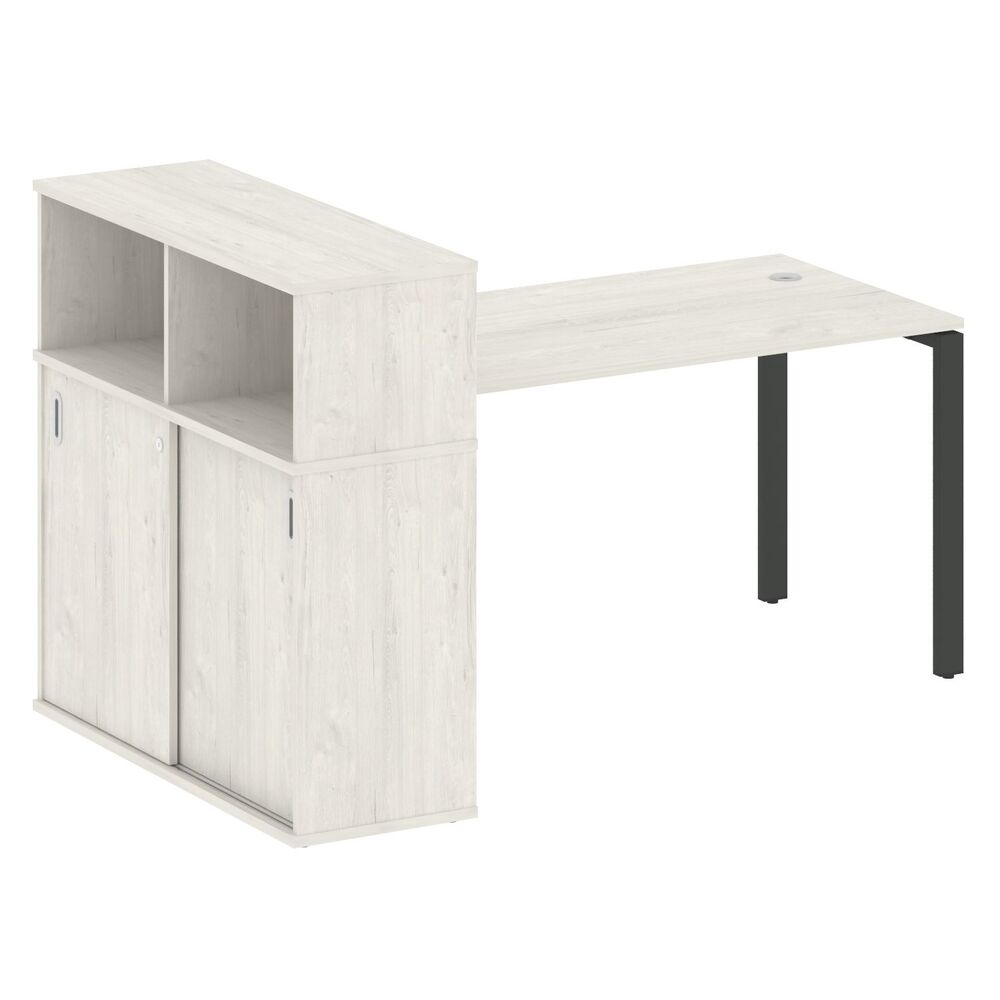 Стол письменный с опорным шкафом-купе