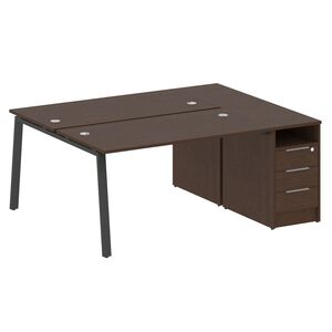 Рабочая станция на А-образном м/к с опорной тумбой