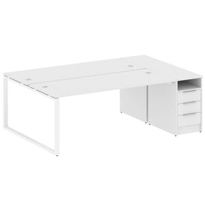 Рабочая станция на О-образном м/к с опорной тумбой