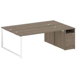 Рабочая станция на О-образном м/к с опорной тумбой