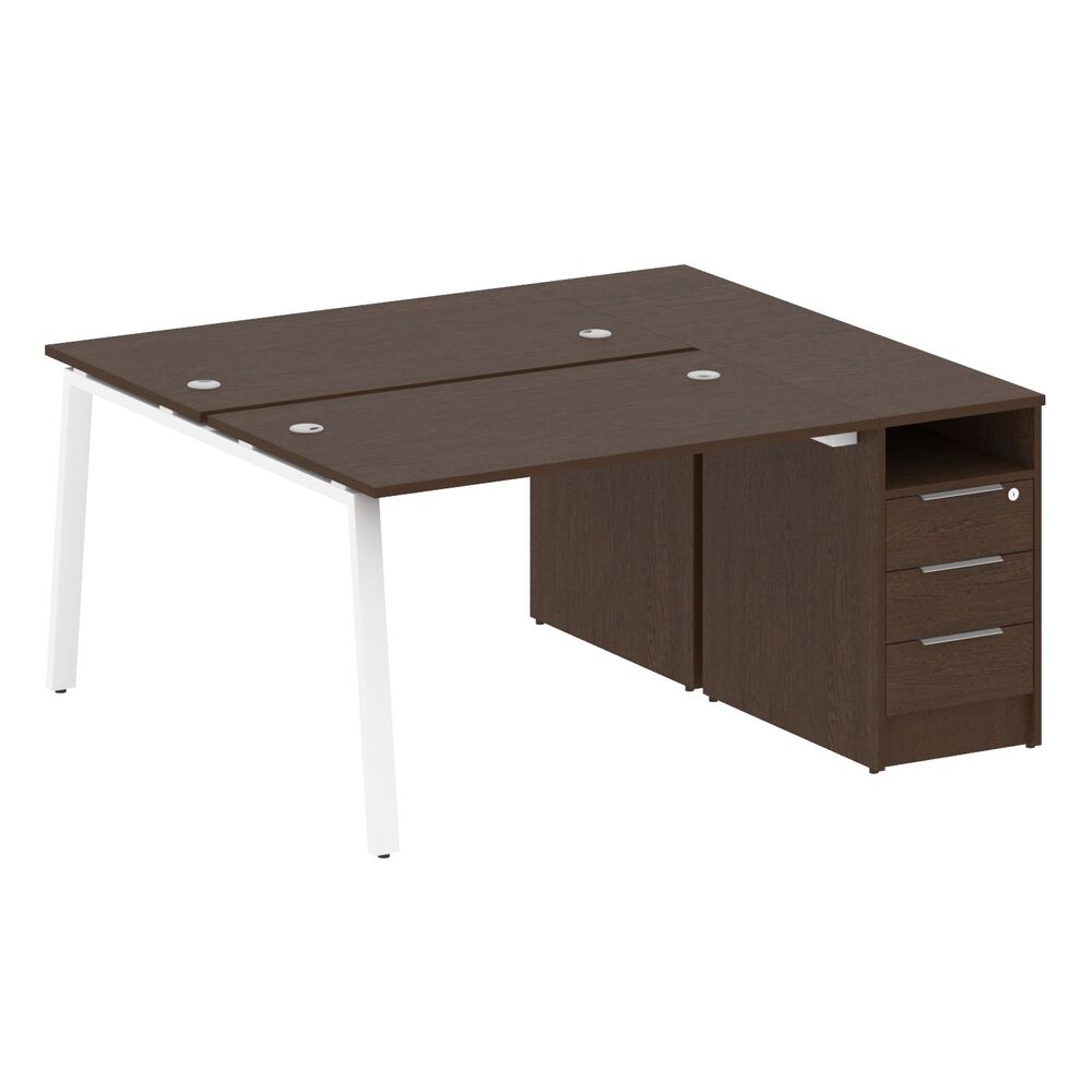 Рабочая станция на А-образном м/к с опорной тумбой