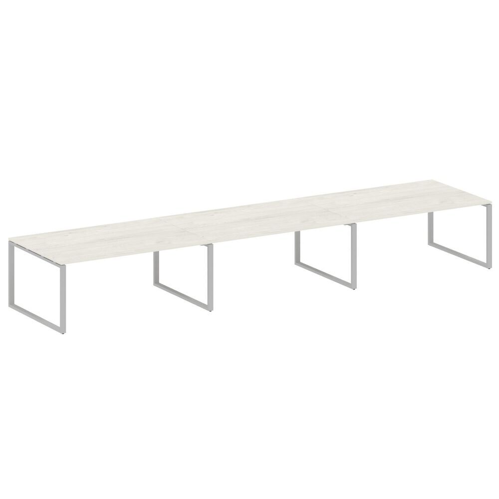 Переговорный стол (3 столешницы) на О-образном м/к