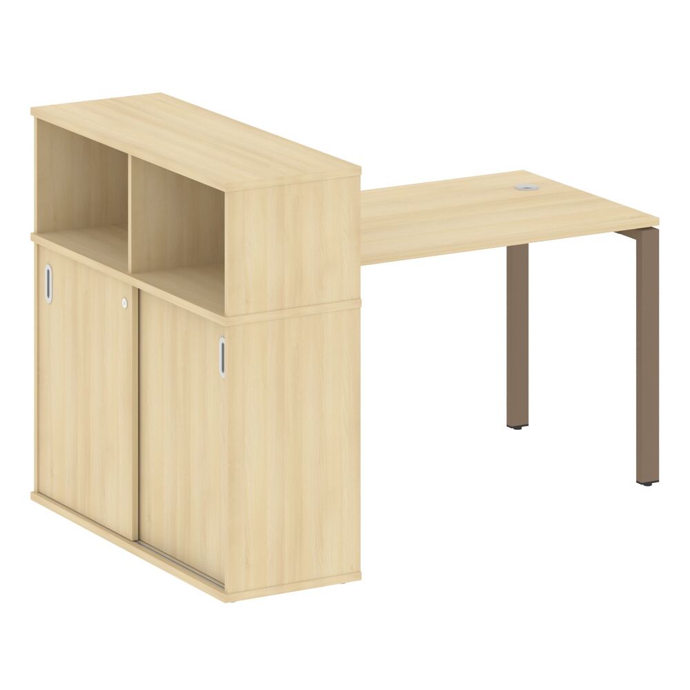 Стол письменный с опорным шкафом-купе