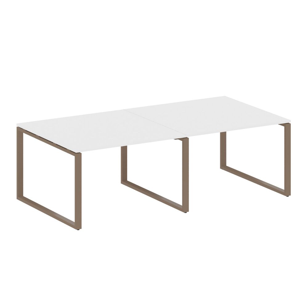 Переговорный стол (2 столешницы) на О-образном м/к