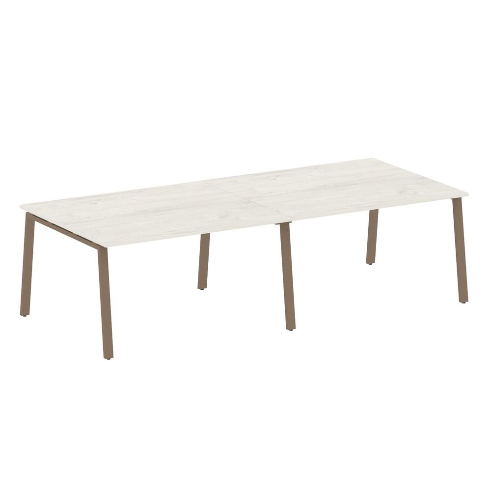 Переговорный стол (2 столешницы) на А-образном м/к