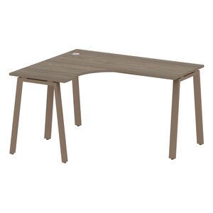 Стол криволинейный левый на А-образном м/к