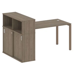 Стол письменный с опорным шкафом-купе