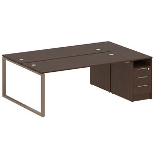 Рабочая станция на О-образном м/к с опорной тумбой