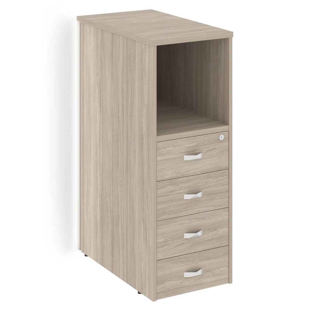 Onix Тумба с подсветкой 4 ящика завершающая, левая