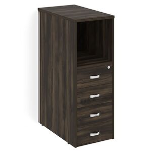 Onix Тумба с подсветкой 4 ящика завершающая, левая