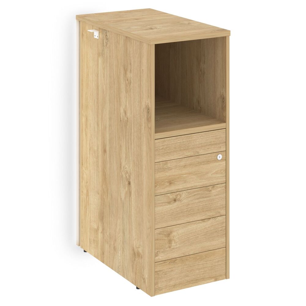 Onix Тумба с подсветкой 5 ящиков TIP-ON завершающая, левая