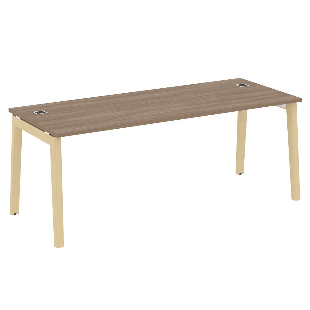 Стол рабочий руководителя (опоры - массив дерева)