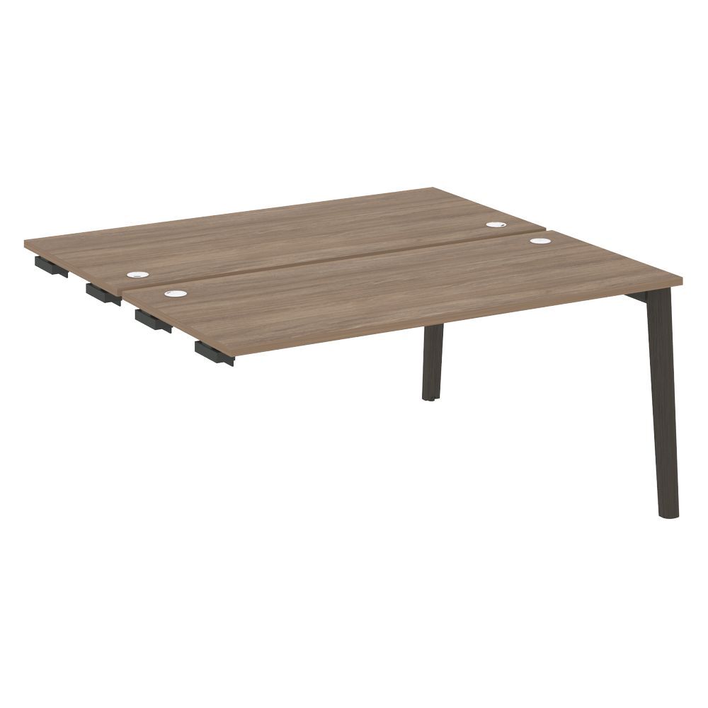 Стол-приставка двойной к опорным элементам (опоры - массив дерева)