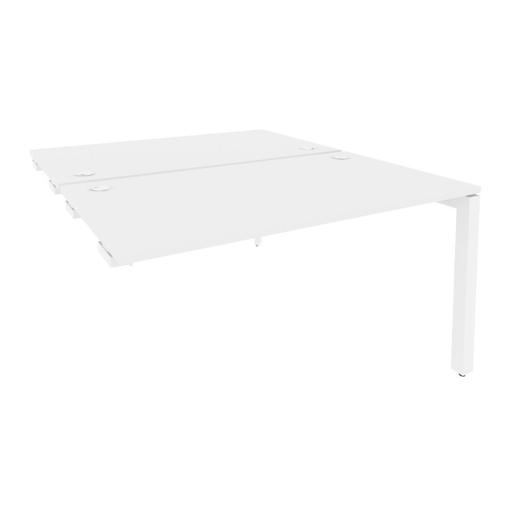 Стол-приставка двойной на П-образном м/к к опорным элем.