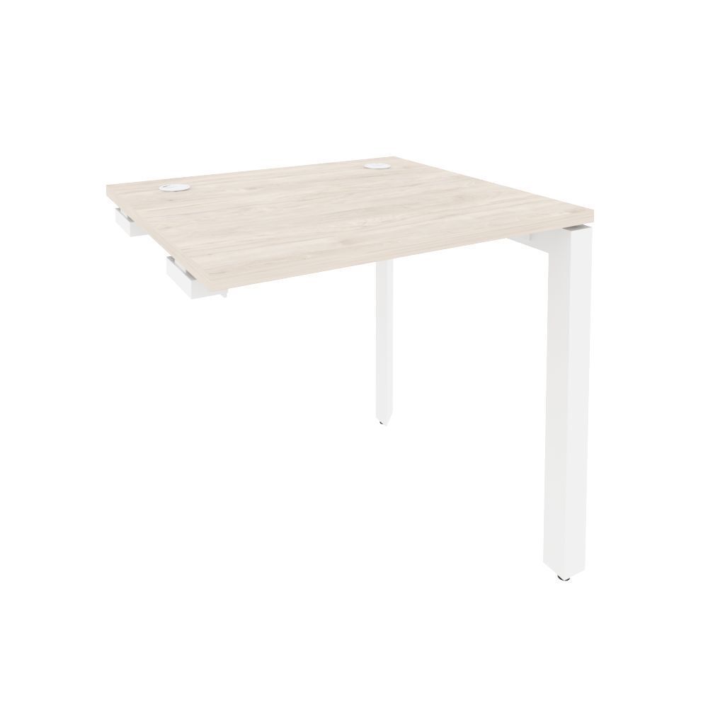 Стол-приставка на П-образном м/к к опорным элементам