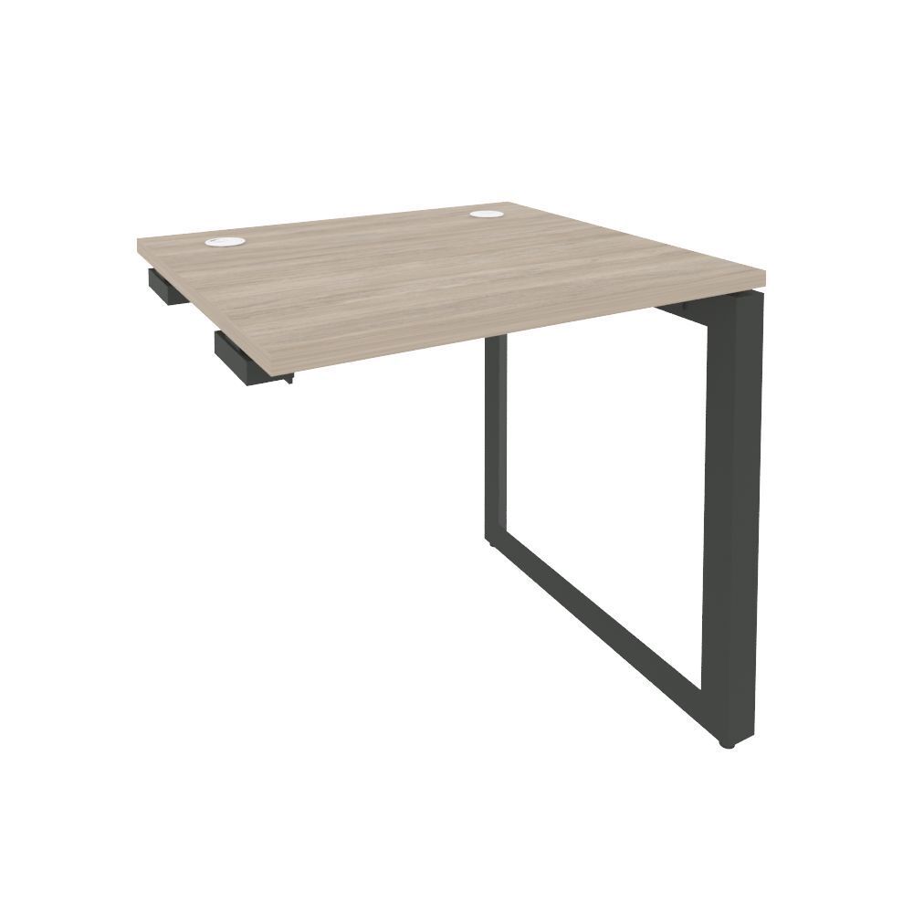 Стол-приставка на О-образном м/к к опорным элементам