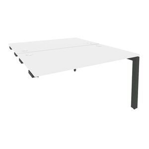 Стол-приставка двойной на П-образном м/к к опорным элем.