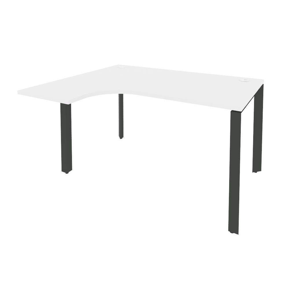 Стол эргономичный левый на П-образном м/к