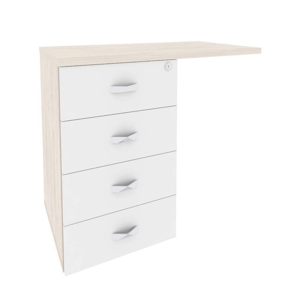 Тумба приставная (универсальная л/пр)