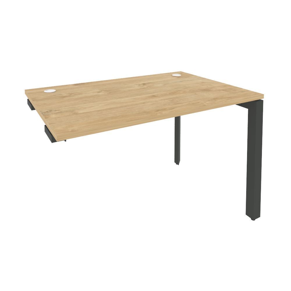 Стол-приставка на П-образном м/к к опорным элементам