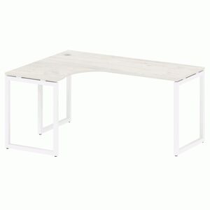 Стол криволинейный левый на О-образном м/к