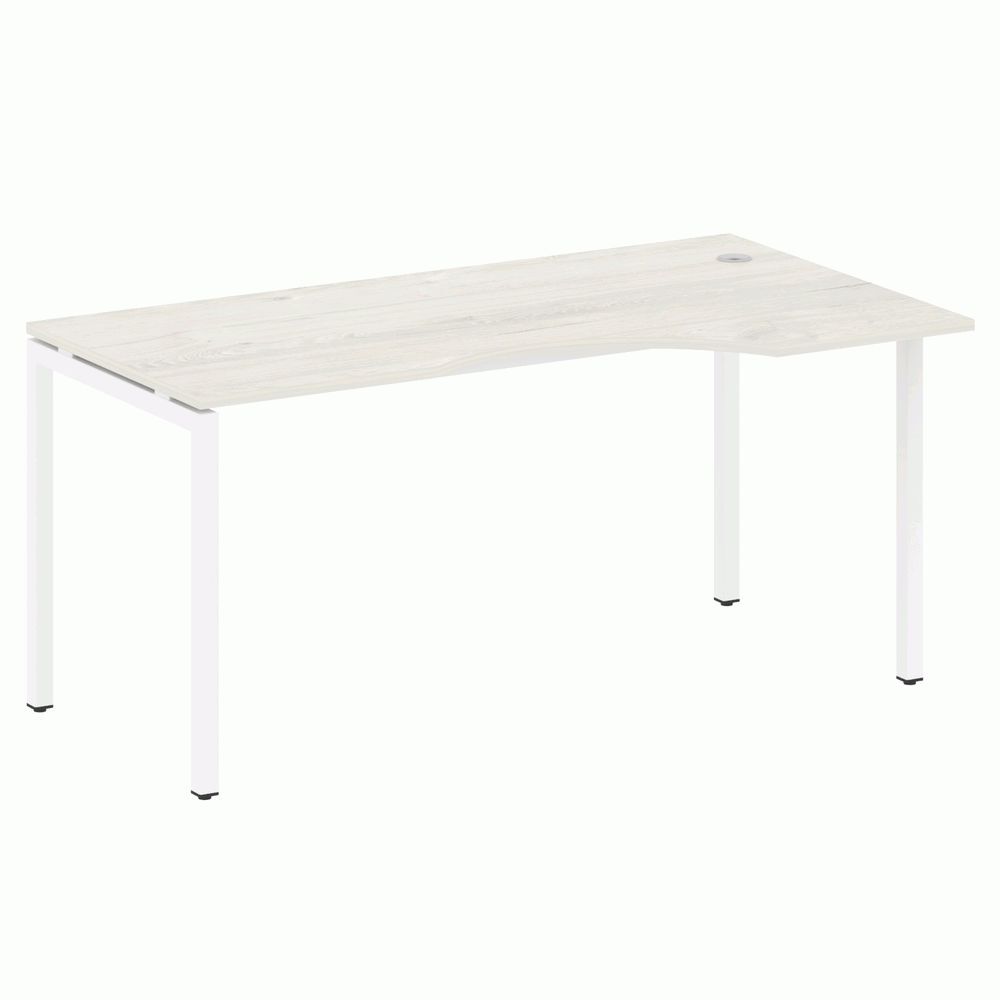 Стол криволинейный правый на П-образном м/к