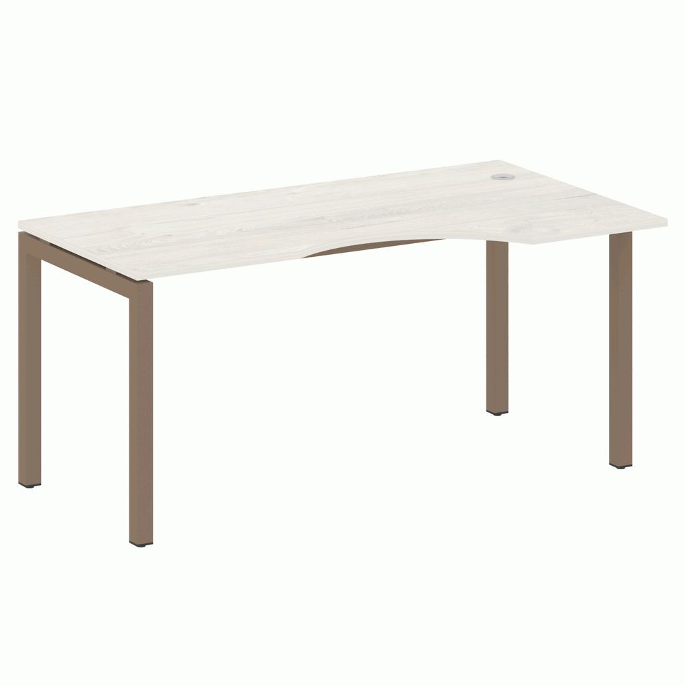 Стол криволинейный правый на П-образном м/к