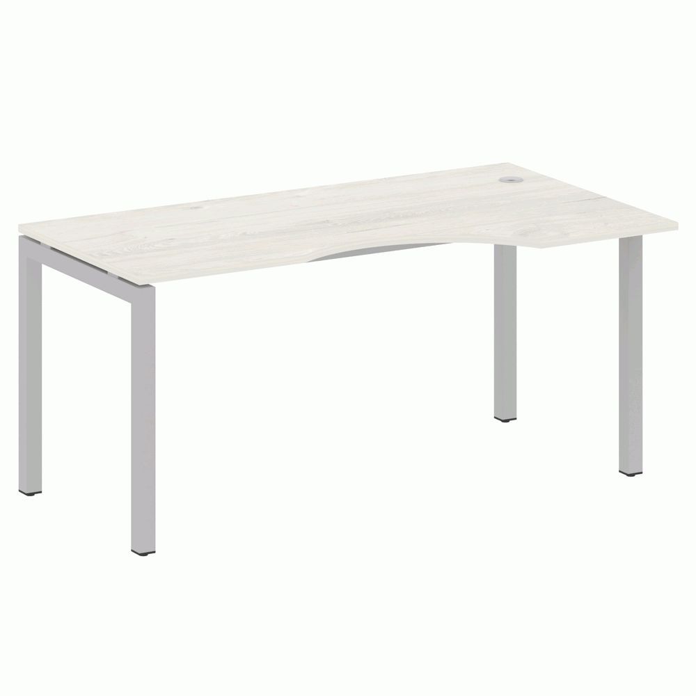 Стол криволинейный правый на П-образном м/к