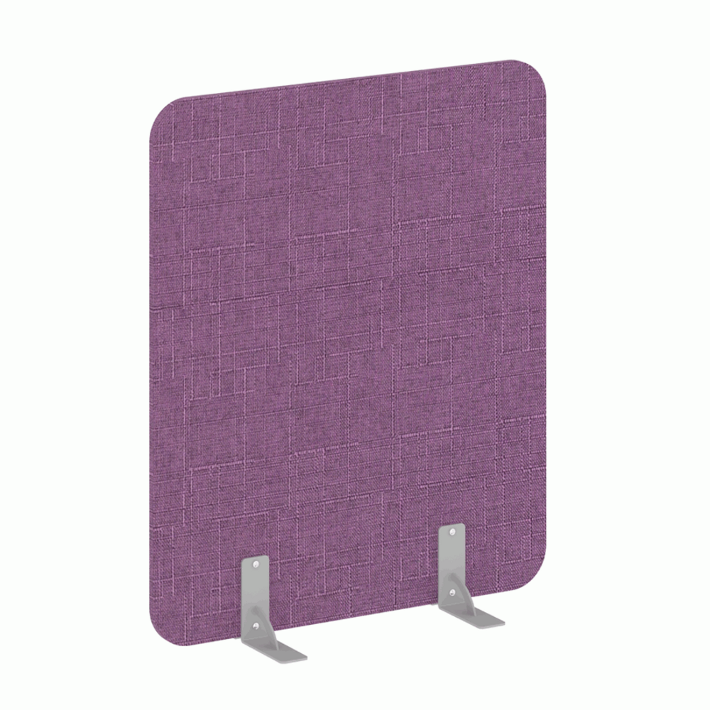 Перегородки на металлических опорах на фетровых подпятниках