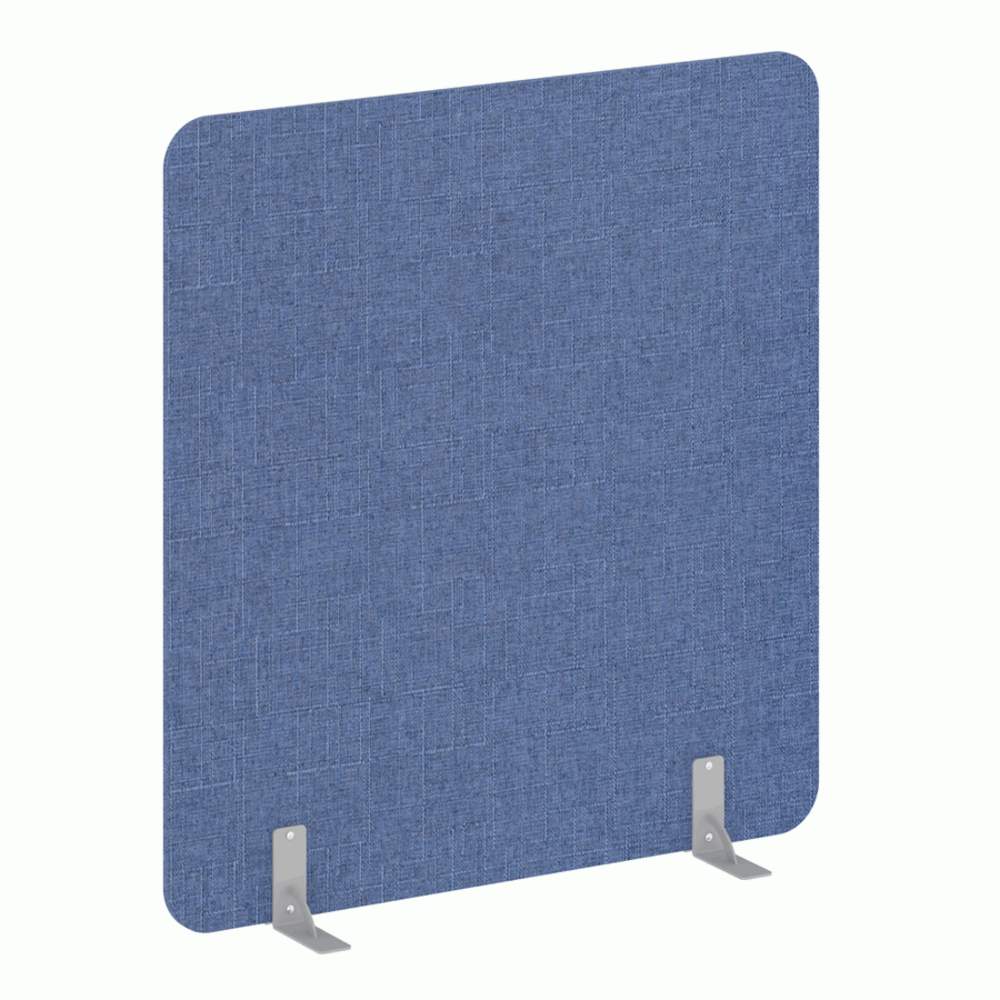 Перегородки на металлических опорах на фетровых подпятниках