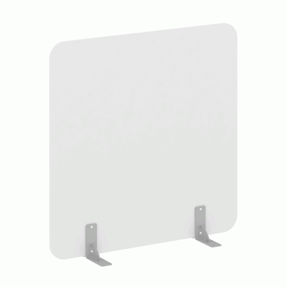 Перегородки на металлических опорах на фетровых подпятниках