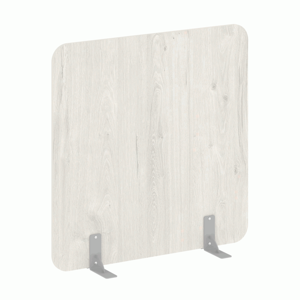 Перегородки на металлических опорах на фетровых подпятниках