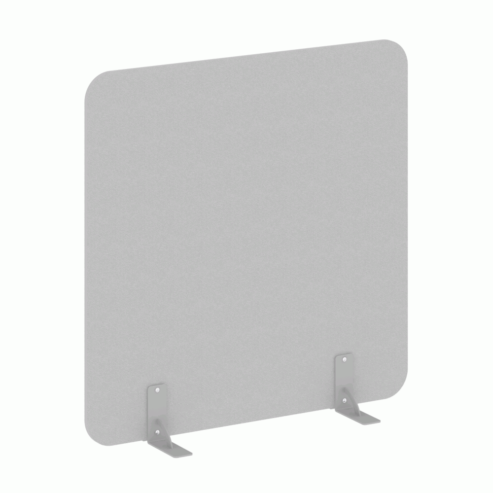 Перегородки на металлических опорах на фетровых подпятниках