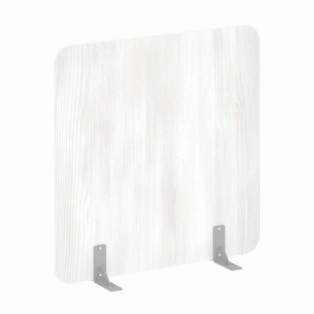 Перегородки на металлических опорах на фетровых подпятниках